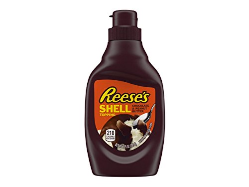 Reese's Peanut Butter Shell Topping,7.25-Ounce Bottle (Pack of 3)