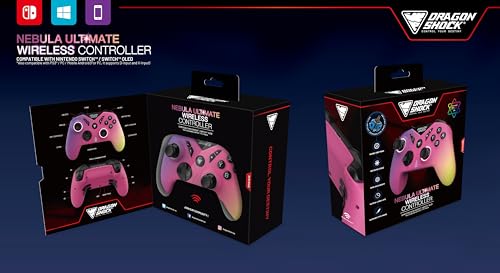 Mando DragonShock Nebula Ultimate inalámbrico PC controlador con batería recargable 7