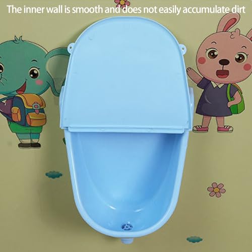 Orinal para niños que evita salpicaduras con base estable de baño 6