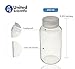 United Scientific® Unistore™ - Sample Containers with Lids - Laboratory Grade Polypropylene Wide Mouth Reagent Bottle - 8 Oz Bottles with Caps (250ml), Plastic Bottles with Lids, Pack of 12