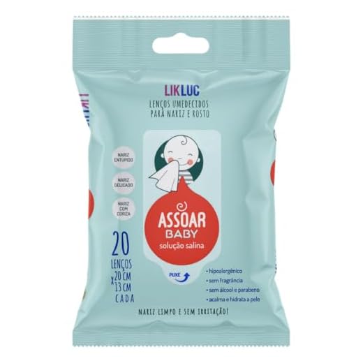 Likluc Assoarbaby Lenços Umedecidos Com Solução Salina Branco Tamanho Único