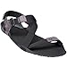 Xero Shoes Men's Z-Trek Sport Sandals - Zero Drop, Lightweight & Packable, Charcoal/Coal Black, 6