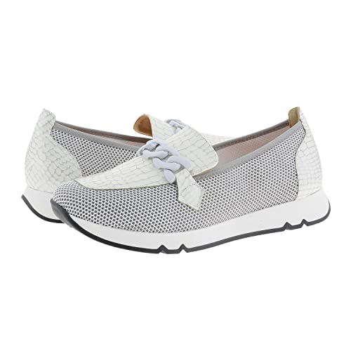 Doctor Cutillas 82550 Mocasin Confort Plantilla extraíble Blanco Mujer Talla: 36