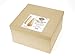 Darice Paper Mache, Set of 5 – Neutral Colored Square Lids, Ideal for Crafting & Storage, Includes 6”, 8”, 10”, 12” and 14, 5 Box Set, 5 Count