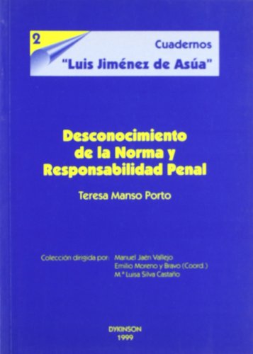 Portada de Desconocimiento de la norma y responsabilidad penal