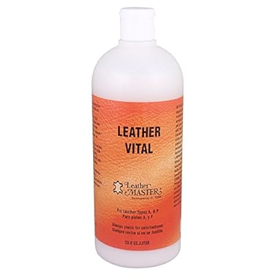 LEATHER MASTER LEATHER VITAL REVITALIZATION 1 Liter - Leather Vital Revitalization For Use On Leather Furniture, Car Interior, Apparel, Boots, Shoes, Bags, And More