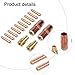Ryanang Mig Welding Nozzle Replacement for Bernard NS-5818C and D-1 Diffuser Kit 10-Pack Contact Tips Copper Brass Conductive Nozzles Industrial Accessories