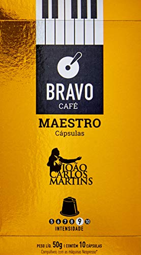 Bravo Café Cápsulas De Café Maestro Bravo Compatível Com Nespresso Contém 10 Cápsulas