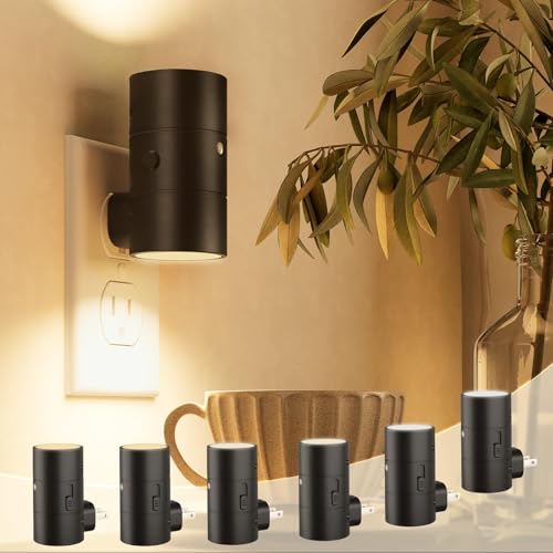 NIORSUN Night Lights Plug into Wall, Dimmable with 3 Color
