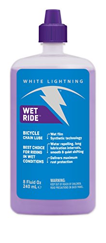 White Lightning Wet Ride Extreme Conditions Heavy Bicycle Chain Lube