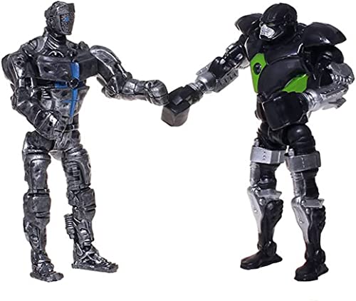 8Pcs/Set Real Steel Atom Ambush Midas Noisy Zeus Action Figure Toy Gift Christmas Cake Toppers Robot Cyborg Pvc Baby 2022 Party 5'' #TOP3