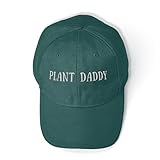 PLANT SCOUTS Men's Green Plant Daddy Cap - Dad Hat for Plant Lovers - Embroidered Green - Perfect for Gardener, Camper, and Outdoor Activities