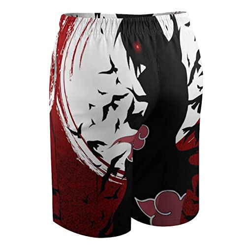 Anime Boys Beach Board Shorts Quick Dry Swim Trunks With Mesh Lining Summer Breathable Swimming Swimwear L #TOP2