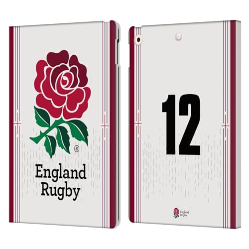 Étui portefeuille Apple iPad 10.2 England Rugby Union protection cuir 2019 2020 2021
