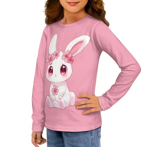 Girls Pullover Top for Casual Home Sports School Play Travel Loose Casual Long Sleeve Tops2