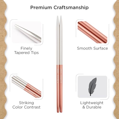 Image of Knitter's Pride Rosemist Normal Interchangeable Circular Needles 5 inch inch (13cm) - US Size 5 (3.75mm)