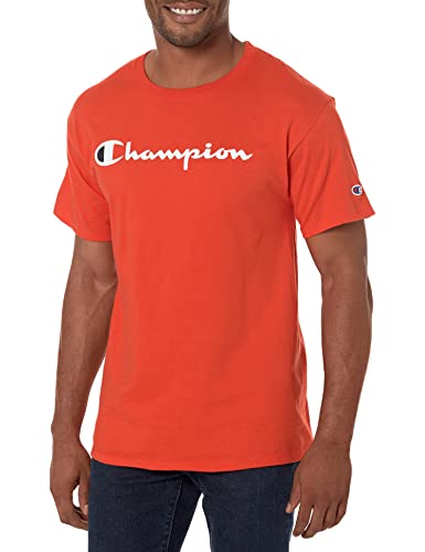 Opiniones y reviews de Playera Naranja , tabla con los diez mejores. 42 Champion - Playera Classic Graphic Tee, para hombre, Spicy Orange-Y07718, L