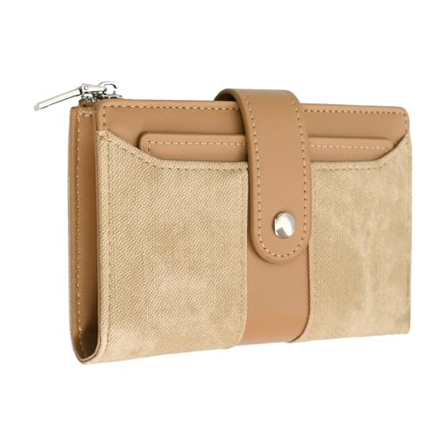 Rieoany Billetera Mujer Mini PU 22 Tarjetas, 14×9×4 cm, Uso Diario/Viaje, Regalo Mamá, Adolescente, Amiga