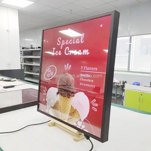 Image of 29.6 Inch (531x531mm Viewable) 1:1 Square LCD Digital Display Screen for Business, Cloud /APP /USB Disk
