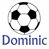 Custom Name Soccer Wall Decal - Boys Girls Personalized Name Soccer Sports Wall Sticker - Custom Name Sign - Custom Name Stencil Monogram - Boys Girls Room Wall Decor