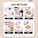 8PCS Women Air Cushion Core Makeup Blender Sponge Replacement - Round Powder Puff for BB CC Cream Foundation, Fits All Skin Types (White)
