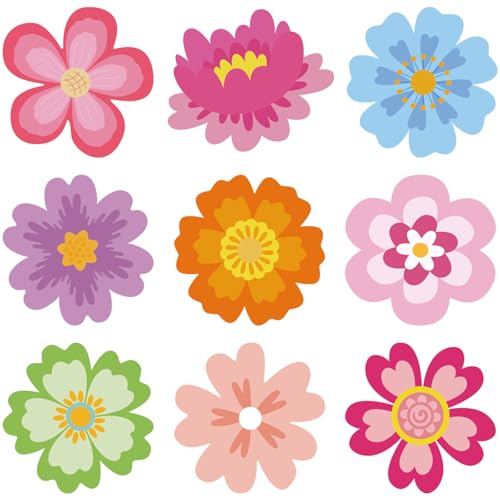 480Pcs Spring Flower Stickers Floral Decal Bloom Label Summer Sticker