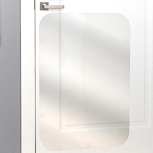 PROTECTO® Cat & Dog Scratch Door Protector for Indoors & Outdoors - 35.5" x 24" Transparent Door Protector from Dog Scratching, Smooth Deterrent Surface - Easy Installation with Sticky Pads