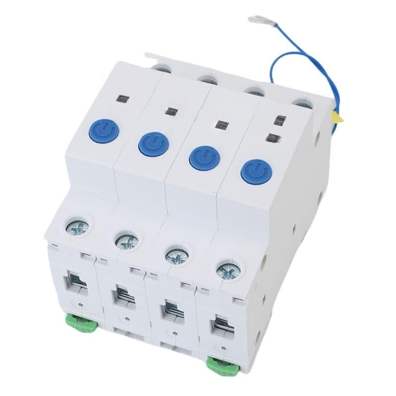WiFi Circuit Breaker APP Remote Control 4P Isolation Timer Smart Power Switch for Home Appliances, 63A, Up to 200 Channels