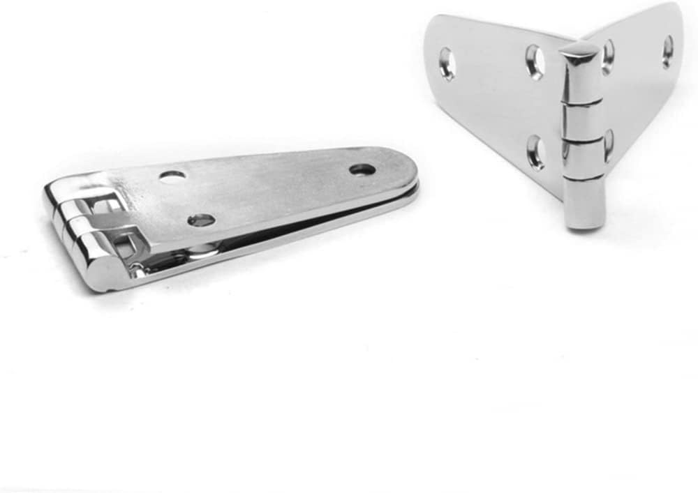 Boat Stainless Steel Hatch Hinge, Marine Hatch Hinge Heavy Duty with Removable Pin Marine Boat Hardware Polished Door Hinge