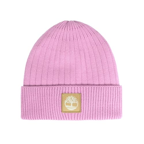 Timberland Timberland Women’s Rib Core Beanie - Soft Knit Winter Hat, Stretch Fit, Ribbed Texture, Fold-Over Cuff for Cold Weather, Polignac, One Size