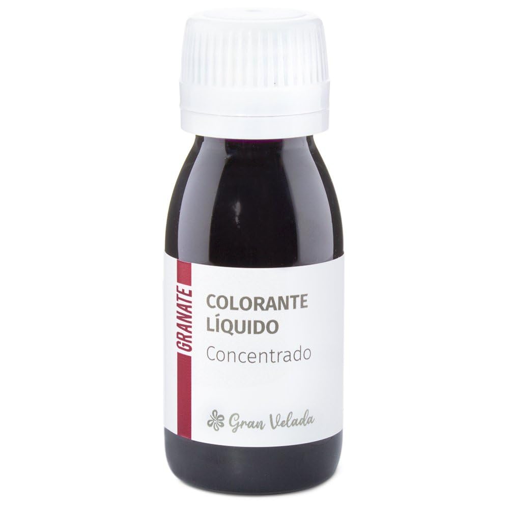 Tinte granate para sales y bombas de baño: Color intenso, personalidad única. Ideal para crear baños relajantes. Compra ya
