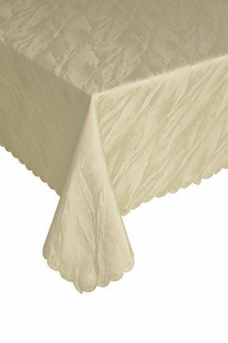Ilkadim Damast Tischdecke 110x160 cm Creme aus 100{e6c6eeb8e5c27642ae8d974f065e5b20c5b3aa73eb1aef560531dcf0d346cd4e} Polyester Bügelfrei und Flecken abweisend (Größen auswählbar) Ilkadim Damast Tischdecke 110x160 cm Creme aus 100{e6c6eeb8e5c27642ae8d974f065e5b20c5b3aa73eb1aef560531dcf0d346cd4e} Polyester Bügelfrei und Flecken abweisend (Größen auswählbar)