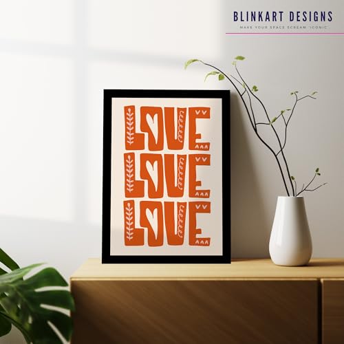 Image of BLINKART Trendy Abstract Wall Art Painting Print Design | Aesthetic Wall Decor Photo Artwork Frame Decoration Hanging For Home Bedroom Living Room Office Wall Decor | T054 | 13x10 Inches