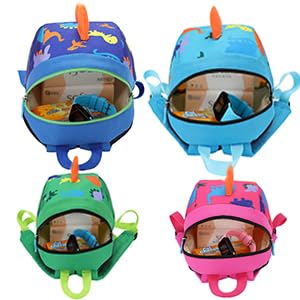 DB Toddler Mini Dinosaur Backpack with Child Leash, Anti Lost Wrist Link for Kids, Safety Harness Back Pack for Baby Boy Girl - Image 9
