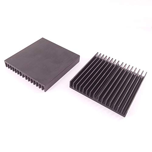 Disipador de calor Easycargo en aluminio anodizado negro de alta conductividad