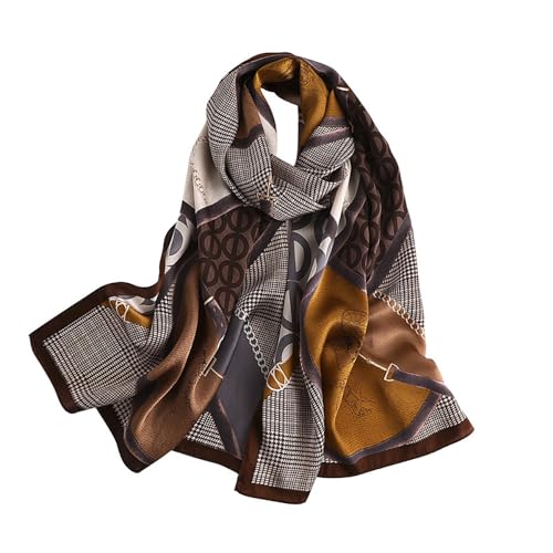 MEISEE 100% Mulberry Silk Long Scarf for Women Large Oblong Sunscreen Shawls Wraps Neck Headscarf Hair Wraps Gift Packed