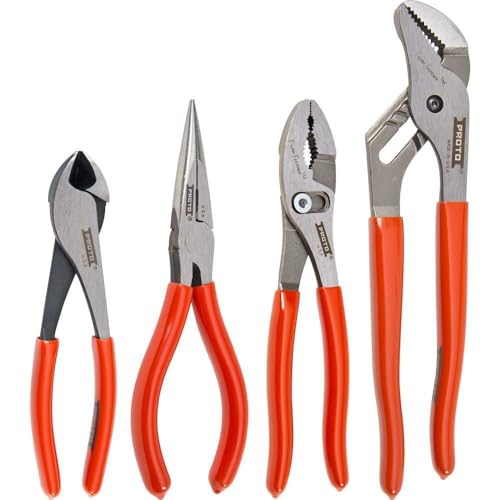 Stanley Proto J200XLS Xl Series Cutting Pliers Set, 4-Piece