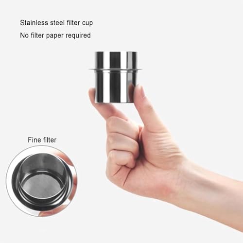 Cafetera de Goteo con Soporte de Madera, 800 mL, 6-8 tazas miniatura 2