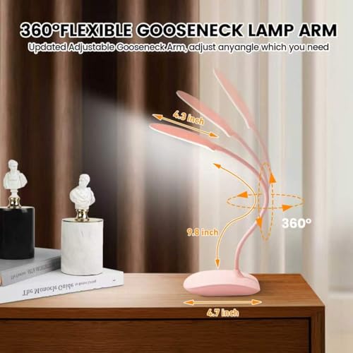 Lampe de bureau sans fil rechargeable 2000mAh intensité variable tactile