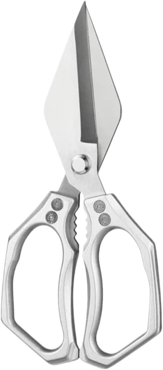 Stainless Steel Chicken Bone Scissors Kitchen Household Food Fish Duck Cutter Knife(Silvery)