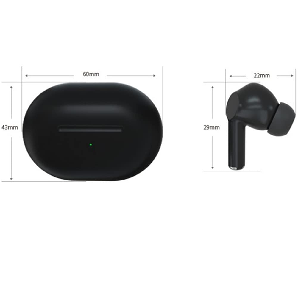 Bezprzewodowe słuchawki, słuchawki Bluetooth z mikrofonem, z połączeniami binauralowymi, automatyczne parowanie jednokierowe, bezprzewodowe słuchawki do pracy, biura domowego,White