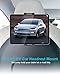 Dosvsi Back Seat Tablet Holder for Tesla, 360° Adjustable Model 3/Y Headrest Tablet Mount for Kids, Metal Model Y Rear Seat Stand for iPad Pro 12.9 Air Mini, Galaxy Tab/Z Fold, Fire hd, 4-13