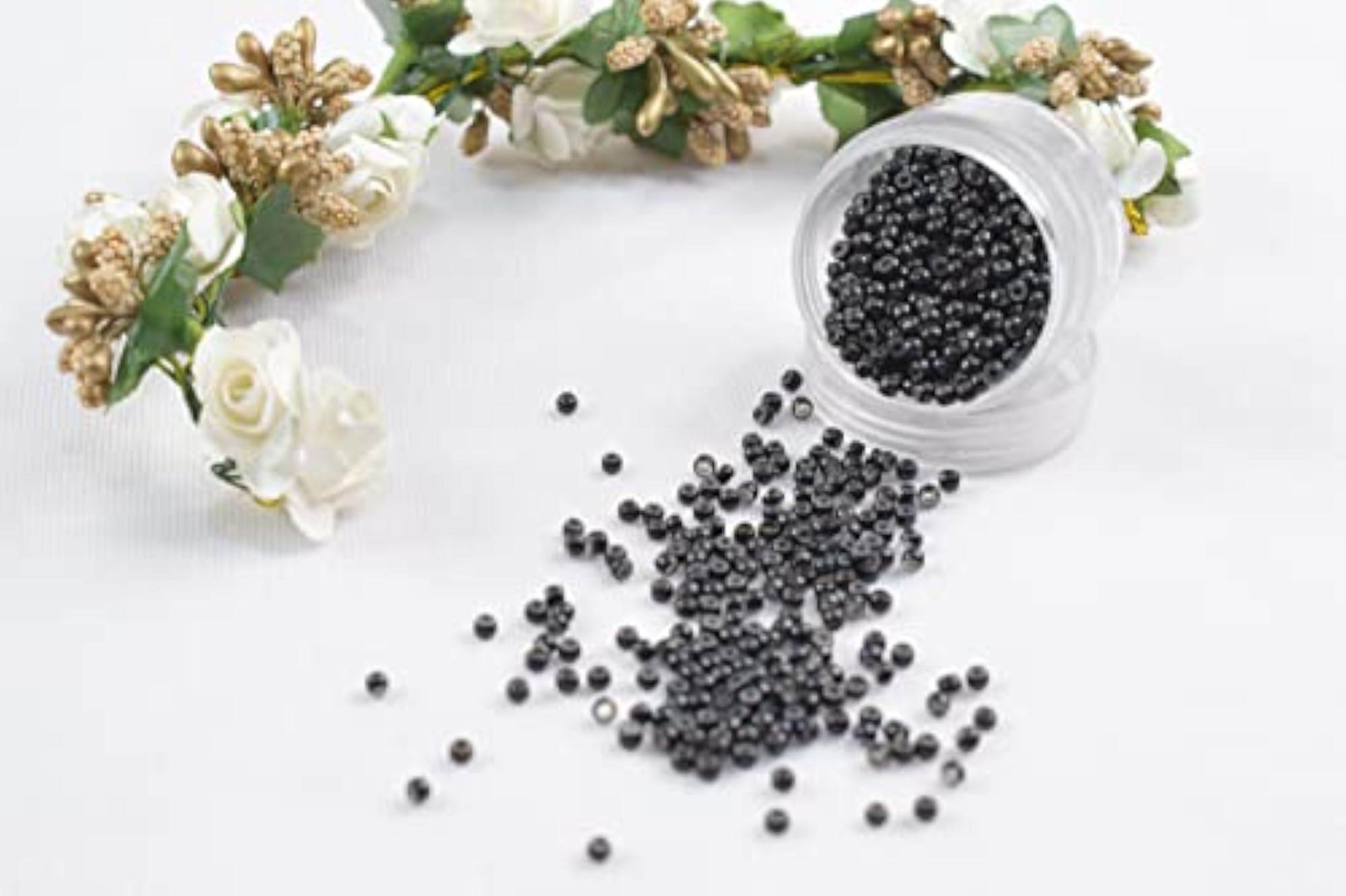 100 PCS Nano Rings Beads for Nano Tip Hair Extensions