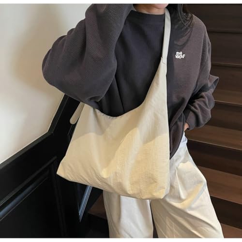 Slouchy Nylon Tote Bag Women Trendy Crossbody Purse Underarm Shoulder Hobo Bags Satchel College Travel Tote Handbag 20252