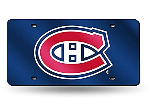 Rico Industries Nhl Montreal Canadiens Laser Inlaid Metal License Plate Tag #TOP30