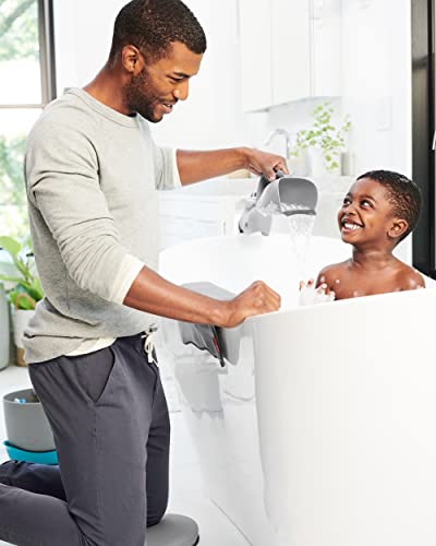 Skip Hop Baby Bath Rinse Cup MOBY Tear-free Waterfall Rinser Grey Age 0+ - image 9