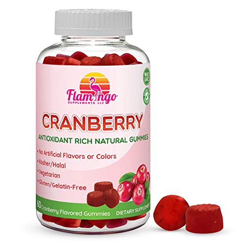 Flamingo Supplements – Cranberry Gummy Supplement for Women, Men, and Kids. Vegetarian, No