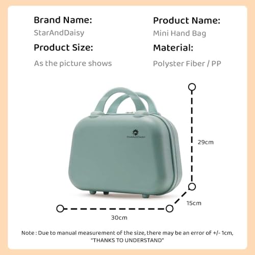 Image of StarAndDaisy Kids Hand Suitcase /Travel Bag for Boys & Girls, Baby Waterproof Travel Bag, Light Weight (Sea Green)