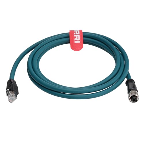 Câble M12 codé X femelle vers RJ-45 Cat6A blindé, liaison robuste pour instrumentation