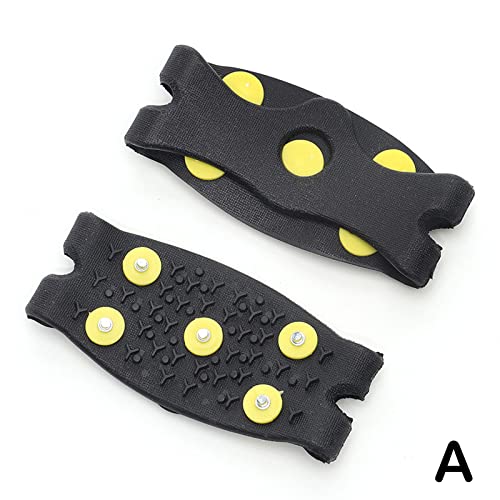 Pinces à Neige pour Glace, Pinces à Glace d'hiver antidérapantes Crampons de Traction à Neige, Pinces à Glace pour Chaussures Cover